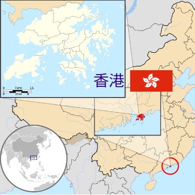 香港世界地图图片